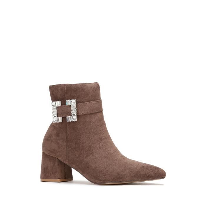 Bottines couleur taupe hot sale