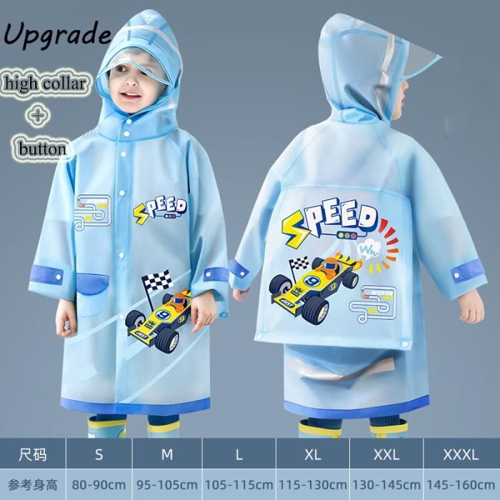Lot De 7 Ponchos De Pluie Jetables Enfants - Imperméables Légers, Taille 90-140 Cm, Pour Vélo, Randonnée, Sorties