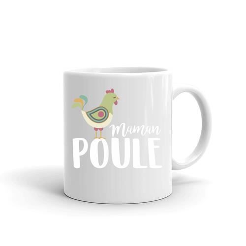 Coffret Cadeau De 2 Mugs Papa Poule Et Maman Poule - Tasses En Céramique Multicolores - Neuf Sous Emballage