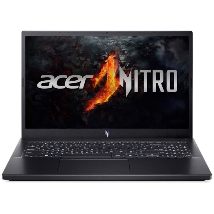 PC Portable Gamer ACER Nitro V 15 : Sans Windows - 15.6 FHD IPS 144Hz - RTX 4050 - AMD Ryzen 5 7535HS - RAM 16Go - 512Go SSD