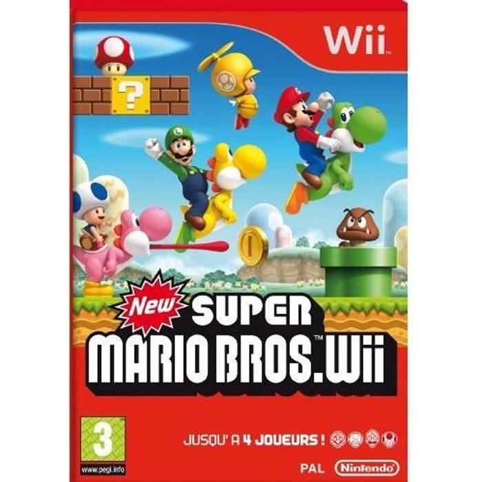 Jeu vid?o - Nintendo - NEW SUPER MARIO BROS WII - Plateforme - En bo?te - Version fran?aise