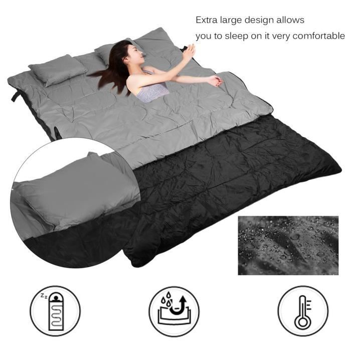 sac de couchage 2 personnes pas cher