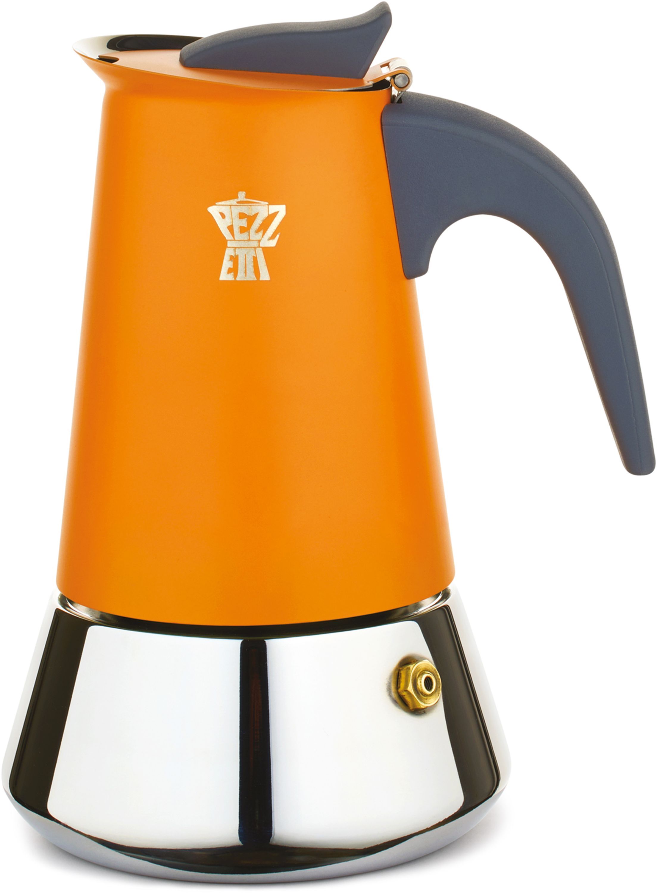 Cafetière italienne PEZZETTI STEELEXPRESS Acier inoxydable 4 tasses Tous feux dont induction