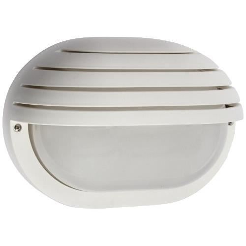 Applique murale - PRISMA - 300274 - Blanc - 60W - IP44 - Extérieur