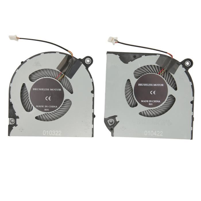 Paire Ventilateurs CPU + GPU Pour MSI GE75 GP75 GL75 – Refroidissement PAAD06015SL N417 N414
