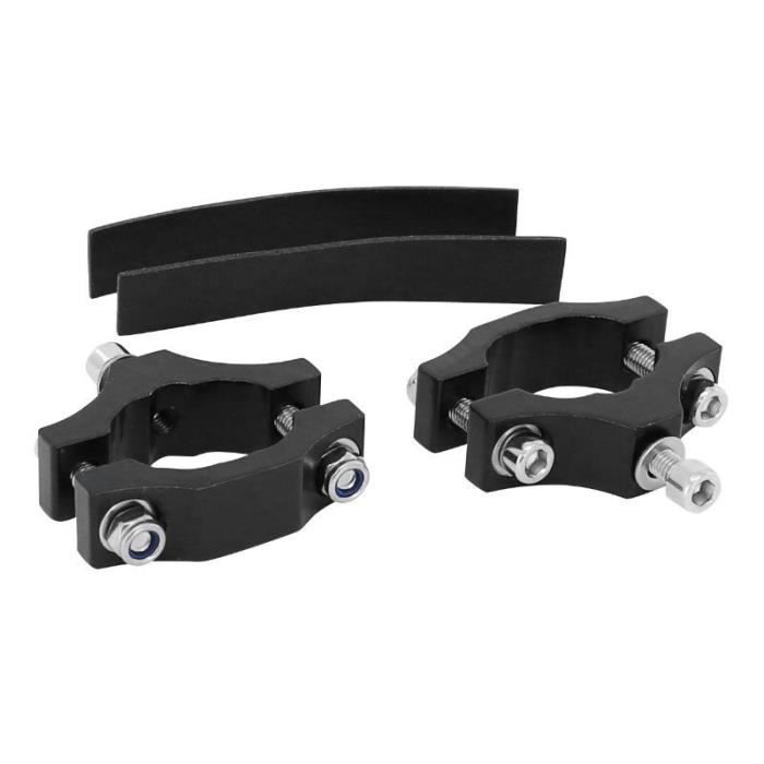 Supports pour fixation porte bagage vélo - Racktime - Demi-collier - Noir