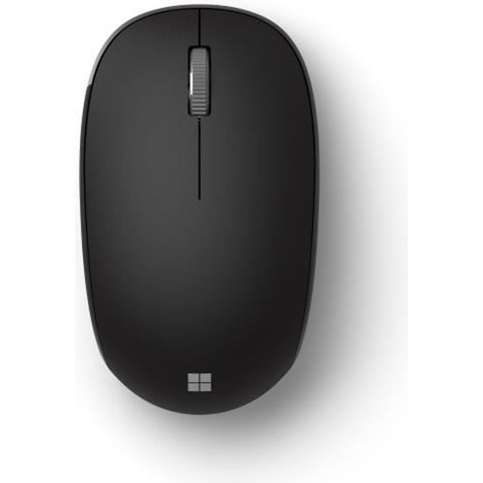 MICROSOFT Souris Bluetooth – Souris optique – 3 boutons – Sans fil – Bluetooth 5.0 – Noir mat