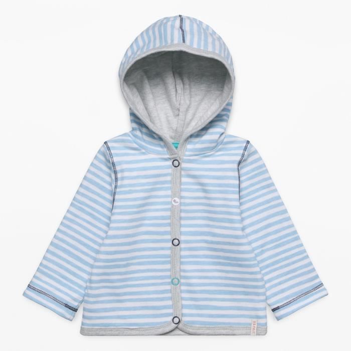 Esprit Gilet Cardigan Avec Capuche Bleu Clair Bebe Garcon Bleu Clair Cdiscount Pret A Porter