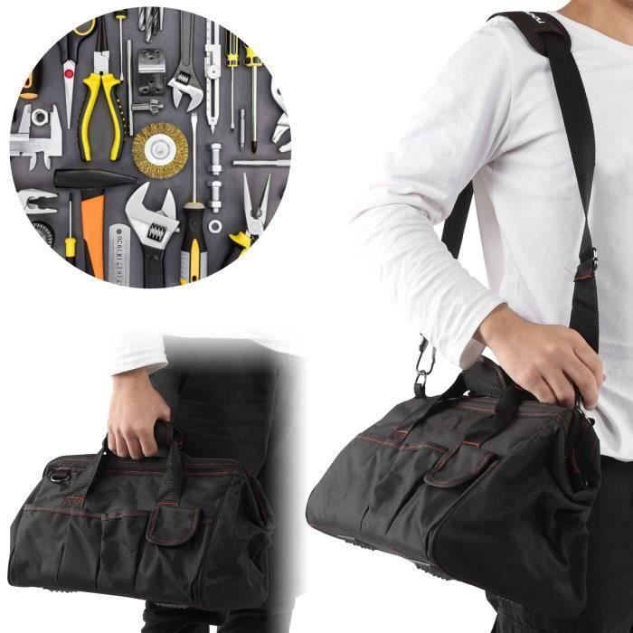 Sac à Outils Enroulable Trousse a Outils Sacs Porte-Outils Moto avec 5