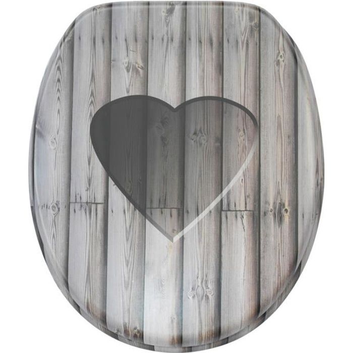 Abattant on sale wc coeur
