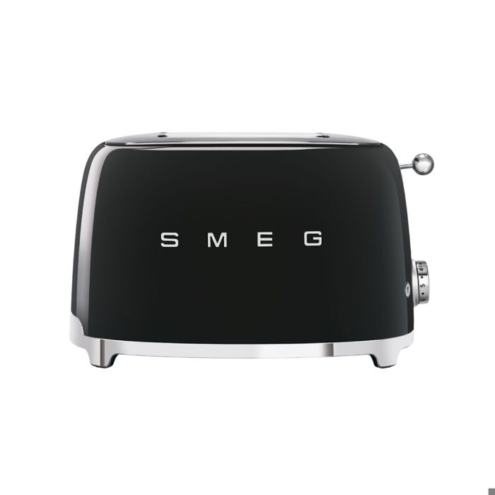 Grille-pain SMEG TSF01BLEU Noir - 2 fentes extra-large - Tiroir