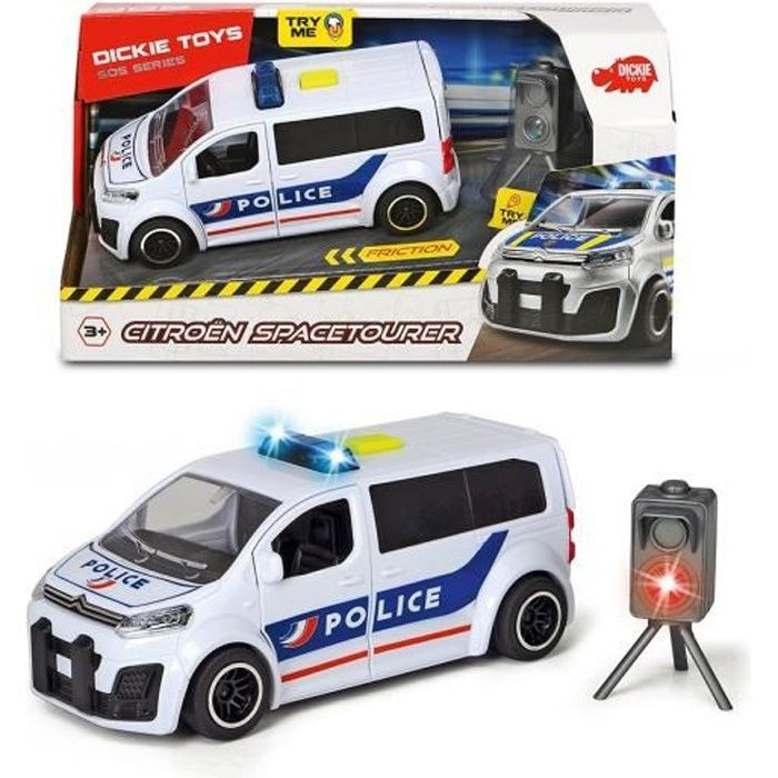 Voiture de police Citroën Tourer avec effets sonores et lumineux - DICKIE TOYS