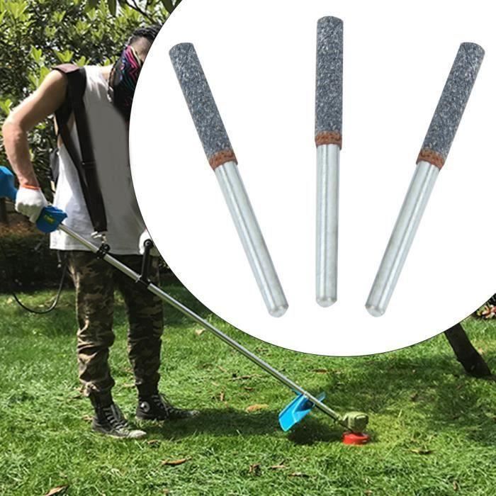 3 Meules Diamantées 4 Mm Pour Affûtage Tronçonneuse – Outil Rotatif, Polissage Métal, Acier, Bois