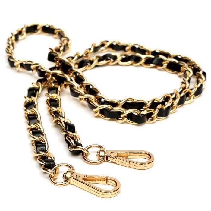 Yongme Anse De Sac Main Cha ne De Remplacement En Cuir Et M tal