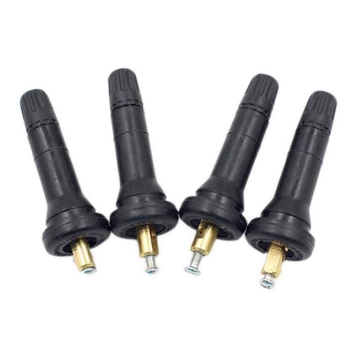 Valve de Pneu,Tige de Valve de Pneu,4 Pièces Capteur de Pression Valve,Valve Pneu Voiture,Capteurs de Pression Des Pneus,Système de Contrôle de La Pression Des Pneus TPMS,TPMS Capteur Stem Valve