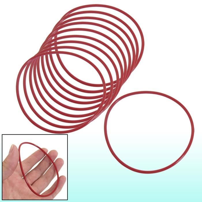 Sourcing Map Joint Torique 9mm OD 5mm ID 2mm Largeur Métrique Nitrile