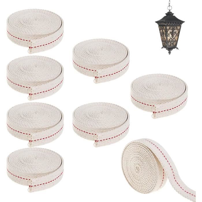 Mèche Plate En Coton Pour Lampe à Pétrole Ou Lanterne - Rechange, Brûleur Tempête