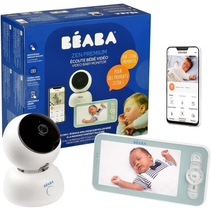 Moniteur bébé Miya W5 HD - Babyfoon Babyfoon avec caméra - Smart avec  application 
