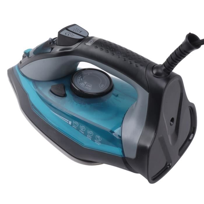 Fer Vapeur SUBZONAL-DO7059S SensiGlide Fer à Repasser Vapeur - Double Semelle En Ceramique Debit Vapeur 50g Min Fonction Pressing 400ml 2830 W Bleu Vert Fer A Repasser Sans Fil