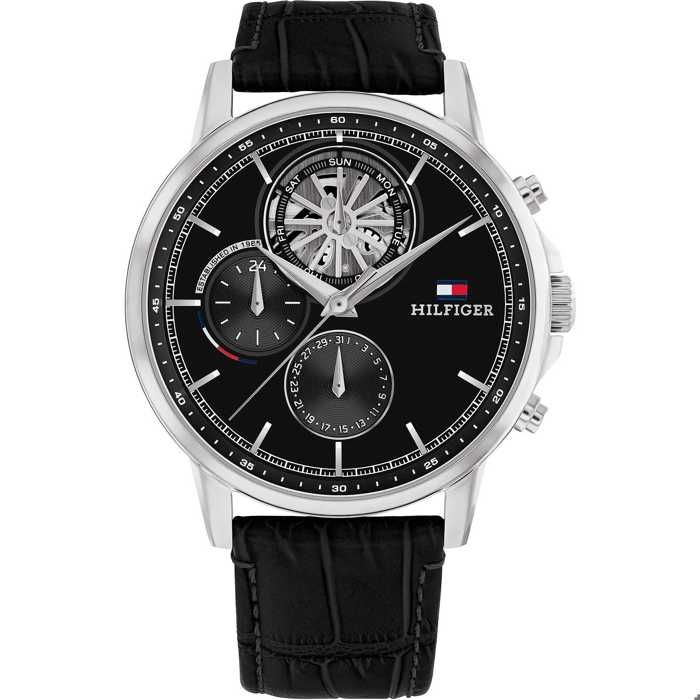 Montre - AcierCuir Argent - Tommy Hilfiger - 1710605