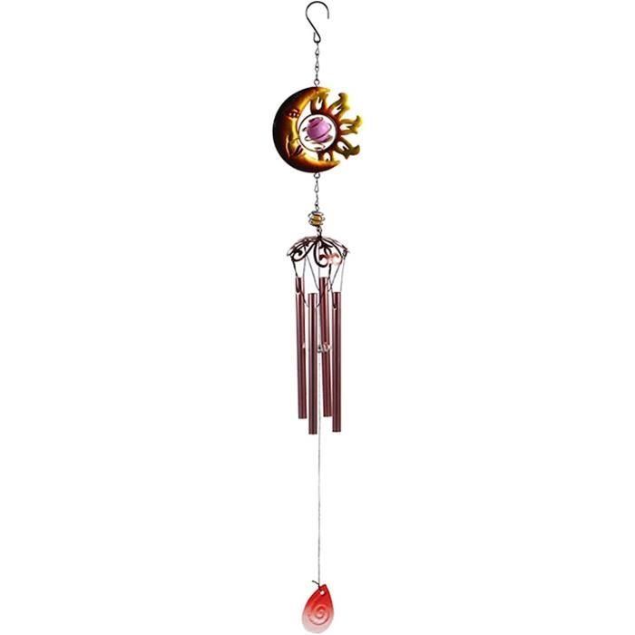 Carillon à Vent Exterieur - N5 - 14 Tubes en Aluminium - Decoration Jardin Zen - Symbole de