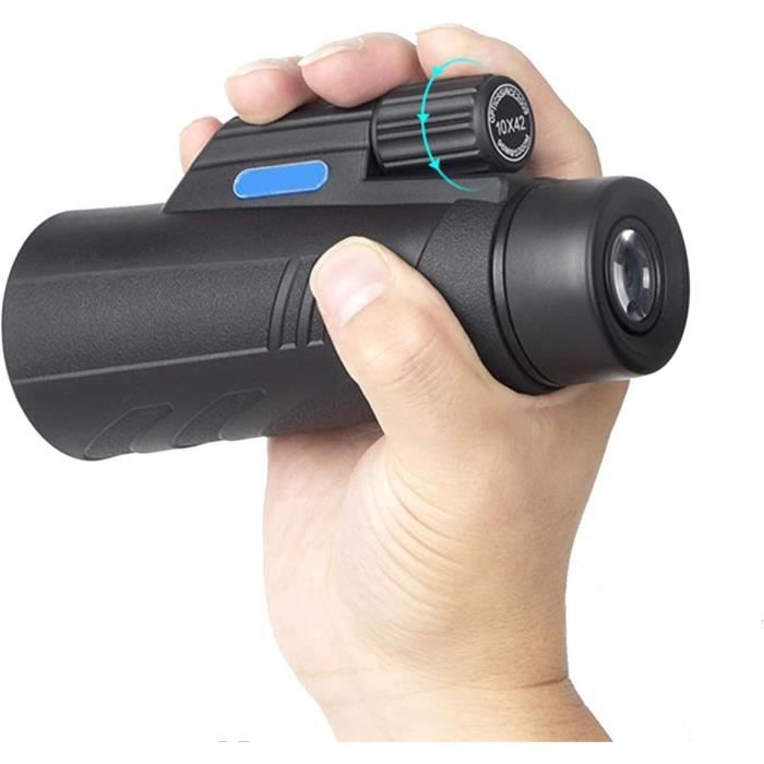 Monoculaire Tech Disc 12x40 Zoom - Vision Nocturne - Compact Avec Support
