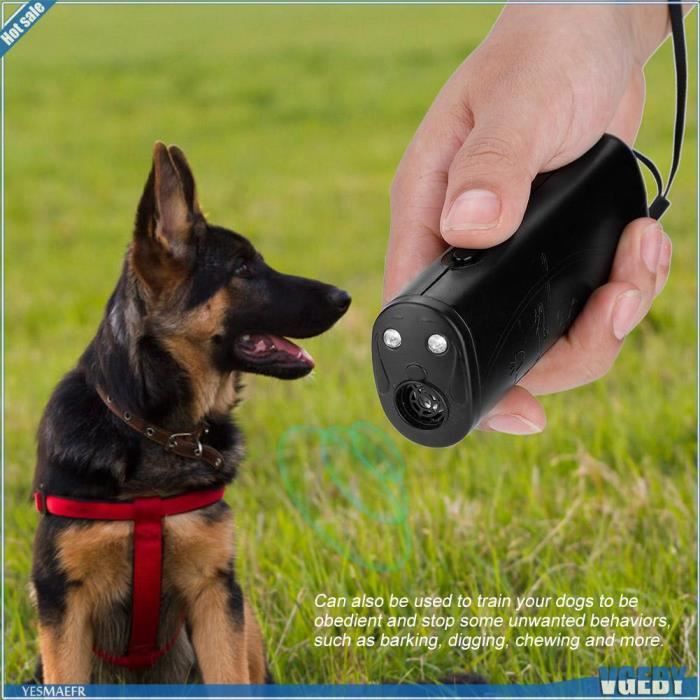 Comparer les prix de VGEBY Dispositif anti-aboiement pour chien Répulsif ultrasonique multifonctionnel pour chiens, dispositif animalerie dressage