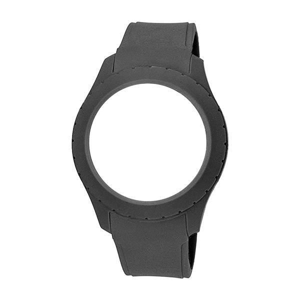 Bracelet - WATX & COLORS - COWA3700 - Silicone - Noir - XXL Compatible Machine