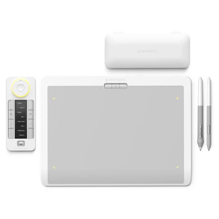 Xencelabs Pen Tablet Medium Bundle SE Tablette Graphique Pro à Stylet Tablette de Dessin avec Quick Keys 2 Stylets sans Batterie 12 Pouces Tablette Graphique pour Windows ArmWindowsMacLinux