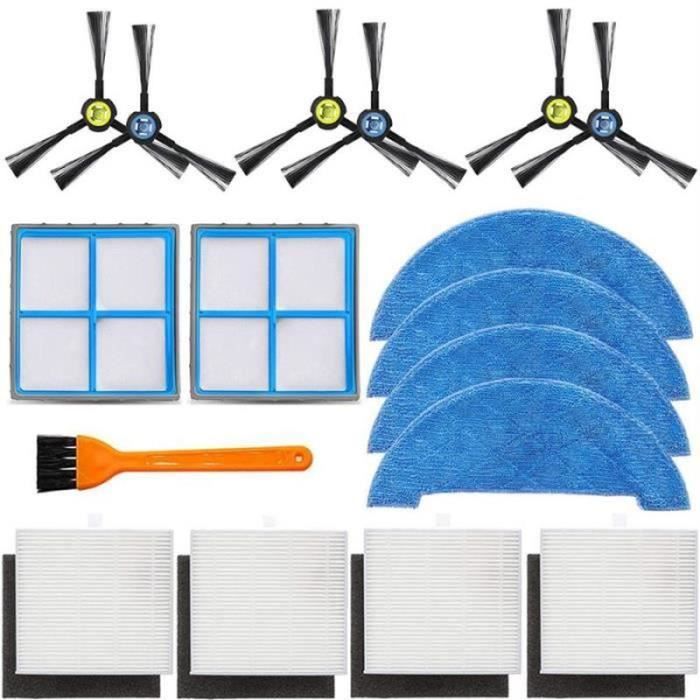 Kit Pièces Détachées Pour Roomba 205 – Brosses Latérales, Filtres HEPA, Tampons Nettoyage – Version B (lot Complet)