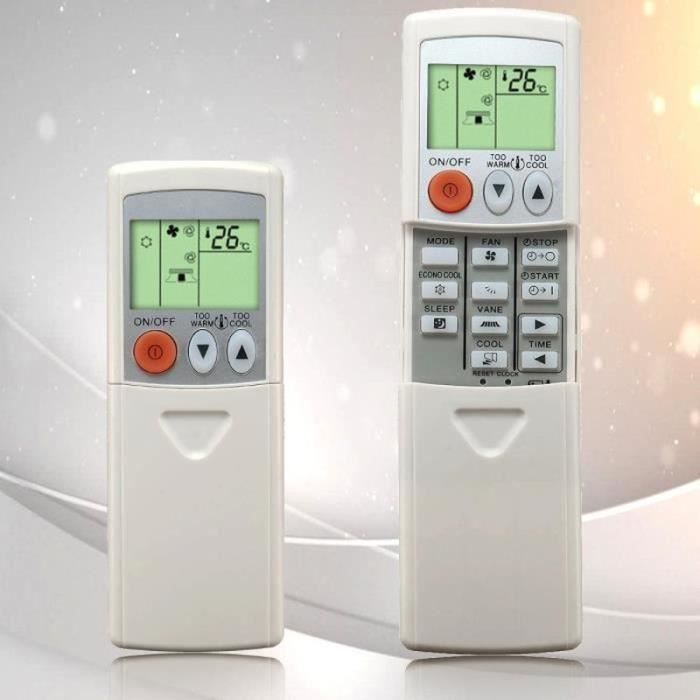 Lot De 3 Télécommandes KD06ES Pour Climatiseur KM09A KM09D KM09E - Portée 10 M, écran LCD, Piles AAA Non Incluses - 2
