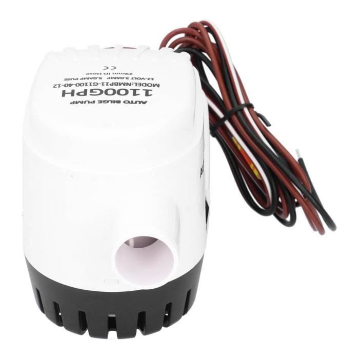 Zerone Pompe 12V 1100GPH Interrupteur à Flotteur Intégré Haute