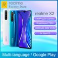 Version mondiale Realme X2 smartphone 8 + 128 Go 6.4 pouces AMOLED Écran Moblie Phone NFC Cellphone-1