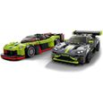 LEGO 76910 Speed Champions Aston Martin Valkyrie AMR Pro & Vantage GT3, 2 Modeles de Voitures de Course, Jouet Enfants 9 Ans -1