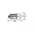 Petite ampoule à vis blanche E10 3.5V 200mA 0.70W à l'unité pour lampe de poche-1