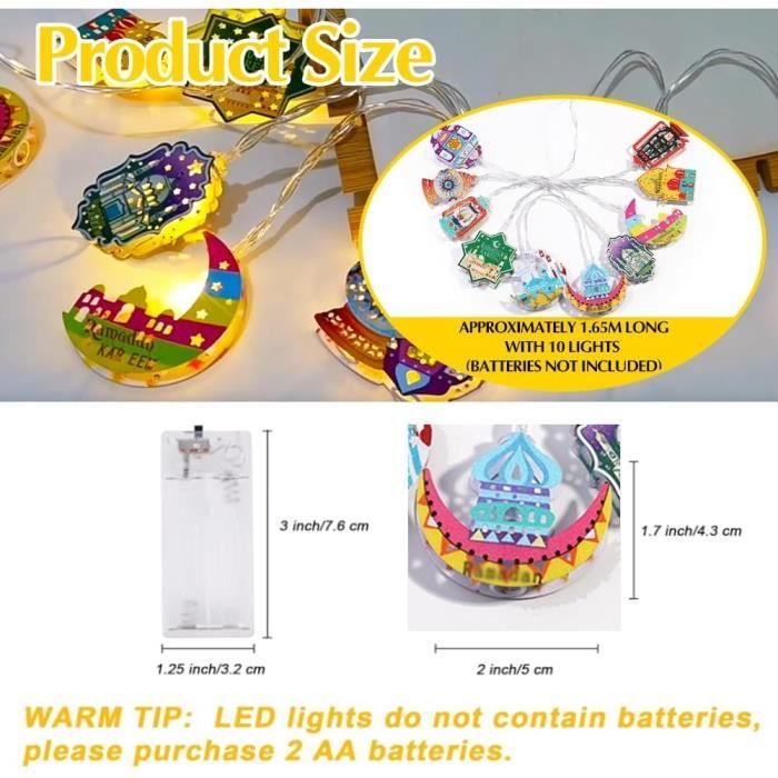 Décoration Ramadan Led Lampe, 3D Lampe Led Ramadan Veilleuse, Ramadan Décoration Ramadan Led Lampe, 3D Lampe Led Ramadan Veilleuse, Ramadan