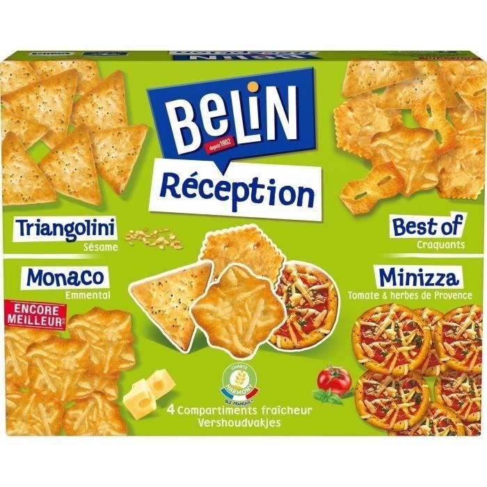 Biscuits apéritifs Croustille cacahuètes party, Belin (210 g)