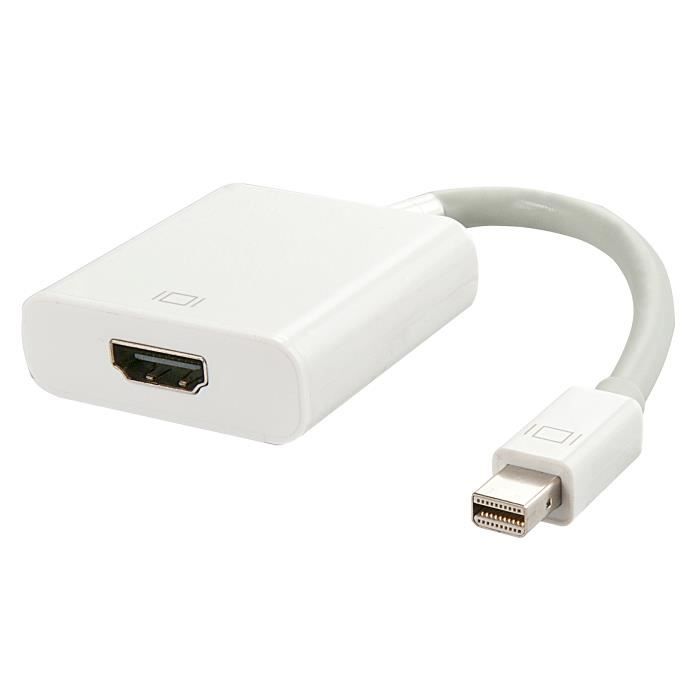 Câble Adaptateur Mini DisplayPort vers HDMI pour MAC MacBook MacBook Air  MacBook Pro iMac - Cdiscount Informatique