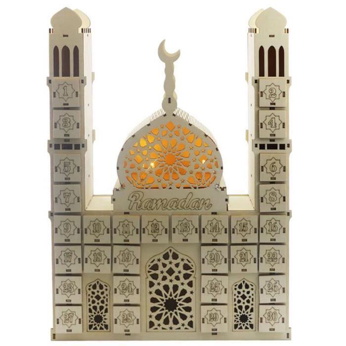 Calendrier Du Compte À Rebours Du Ramadan 2022 ,DIY Eid Mubarak Ornement  Calendrier Decor Artisanat Ramadan Cadeau Eid Deco - Cdiscount Beaux-Arts  et Loisirs créatifs