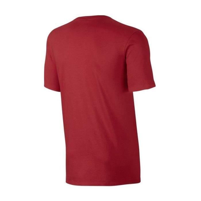 T shirt Nike NSW Homme Rouge 827021659 Musculation Halt rophilie
