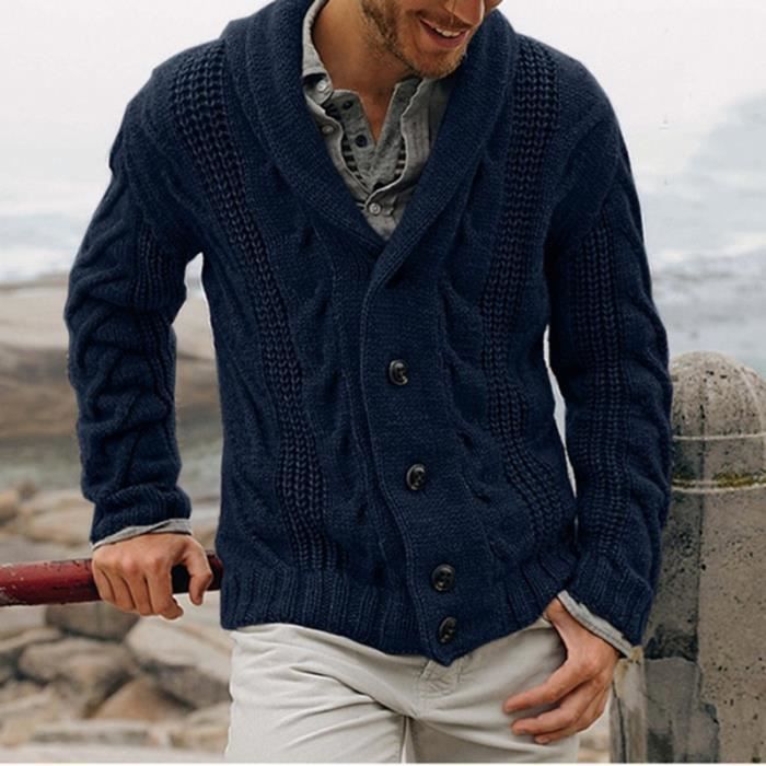 Cardigan grosse shop maille homme
