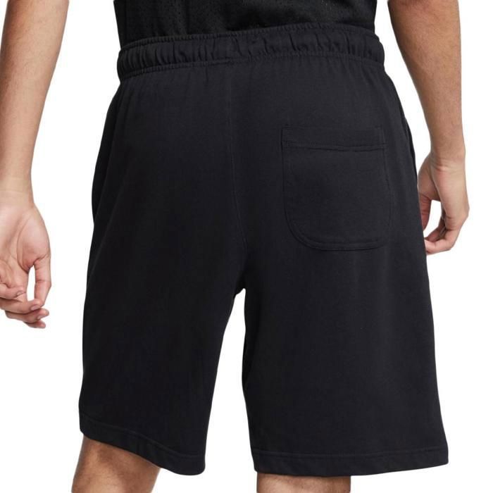 Short Sportswear Club Fleece NIKE Homme 100 Coton Noir Noir Cdiscount Pret a Porter