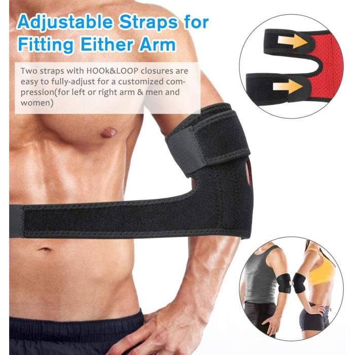 Coudiere Musculation Attelle De Protection De Coude, Support De Coude Confortable Et Respirant De Bonne Qualitu00e9 Compression Coude