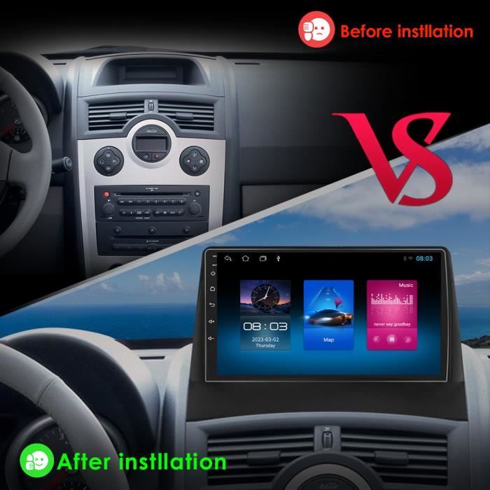 Autoradio Android avec Navigation GPS et WIFI pour Renault Megane