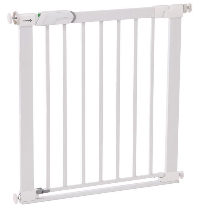 Barrière de sécurité en métal 75 - 110 cm blanc Childhome