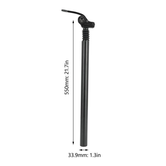 Tige De Selle Suspendue Pour VTT – Suntour SR – 27,2/31,6 Mm – Course 50 Mm – Amorti Réglable