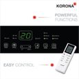 Korona 82000 Iceberg 7.0 Eco Climatiseur mobile et local | 7000 BTU/h | 3 en 1 – Refroidisseur, déshumidificateur et ventilateur ...-2