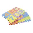 KEKE-Puzzle Tapis Tapis de sol épais pour l’éveil de bébé Jouet d’Éducation précoce 26 Alphabet et 10 Chiffres 16*16cm par pièce -2