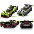LEGO 76910 Speed Champions Aston Martin Valkyrie AMR Pro & Vantage GT3, 2 Modeles de Voitures de Course, Jouet Enfants 9 Ans -2