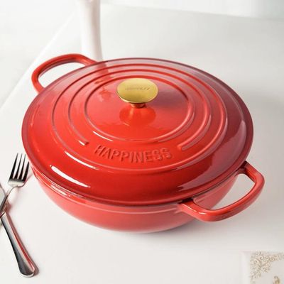 2 Cocottes En Fonte Fontanges France – 12 Cm – 40 Cl – Rouges – Occasion